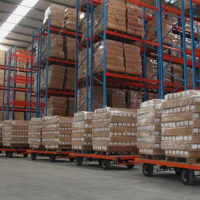 Ripiani di stoccaggio in acciaio pesante con scaffalatura a palette regolabile