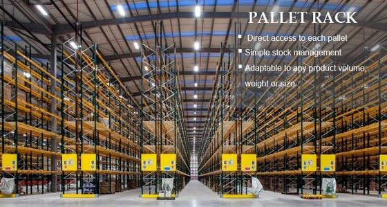 Scaffalatura per magazzini industriali ad uso pesante regolabile RMI / AS4084 Certificato