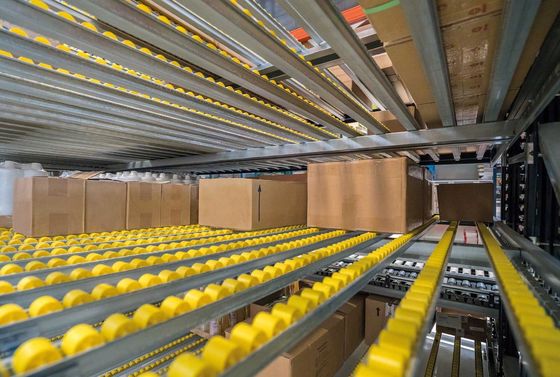ACERACK Gravity Roller Racking, sistema di racking per lo stoccaggio in magazzino