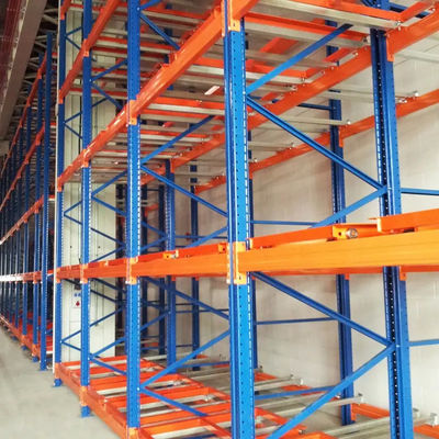 Progettazione di sicurezza del binario inclinato per magazzini di stoccaggio in acciaio