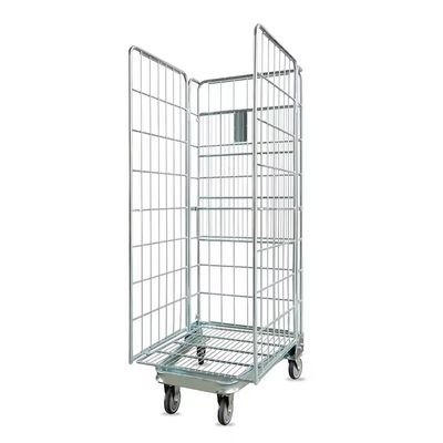 Cage di stoccaggio per magazzini di metallo per nidificazione Cage di sicurezza per contenitori a rotolo